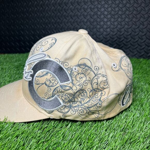 Vintage Chicago Cubs Embroidered Cream Stitched Genuine‎ Merchandise Small Hat - Picture 2 of 7